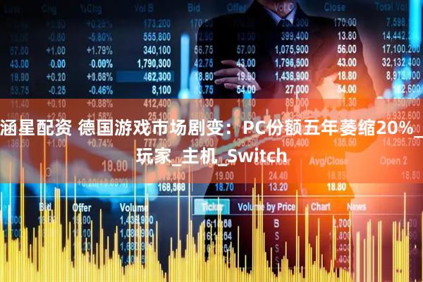 涵星配资 德国游戏市场剧变：PC份额五年萎缩20%_玩家_主机_Switch